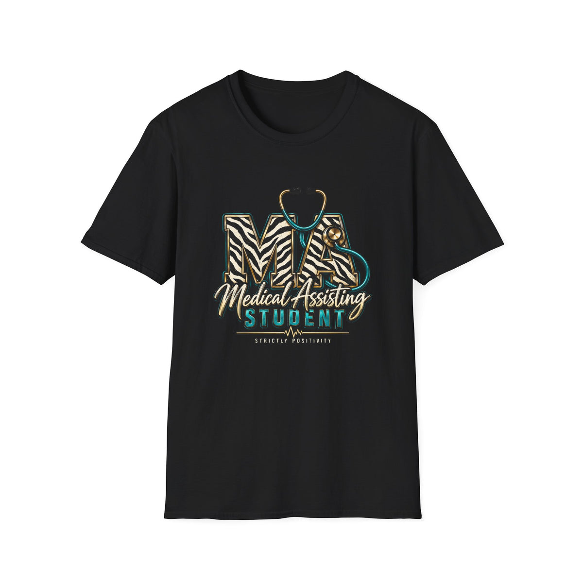 Medical Assisting Student | Bold Animal Print Graphic Tee - Strictly Positivity