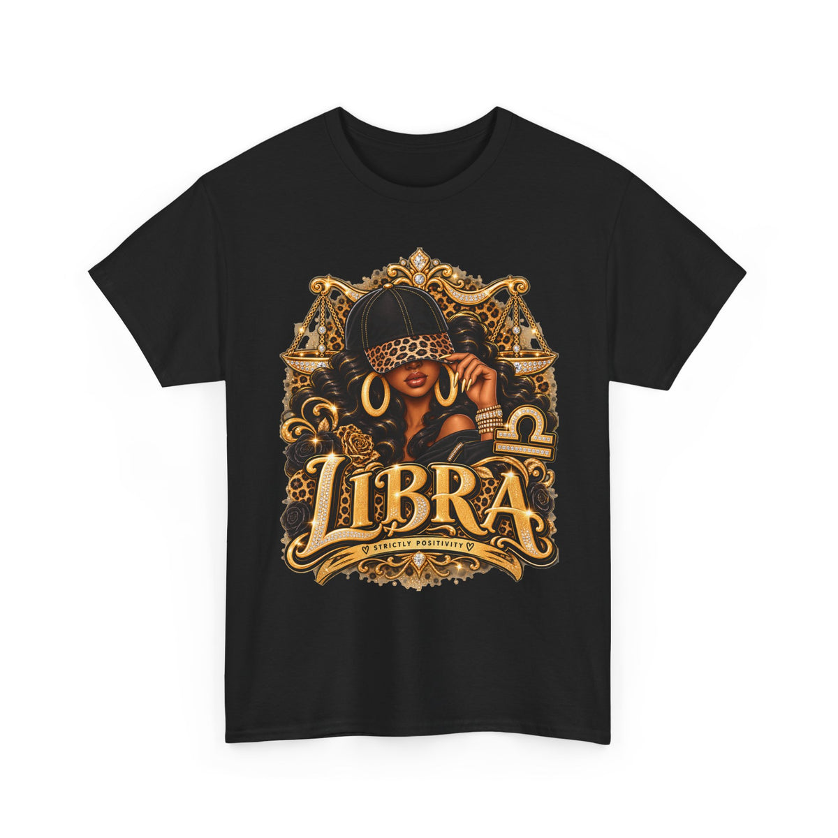 Libra Zodiac Tee — Stylish Horoscope Graphic Shirt - Strictly Positivity