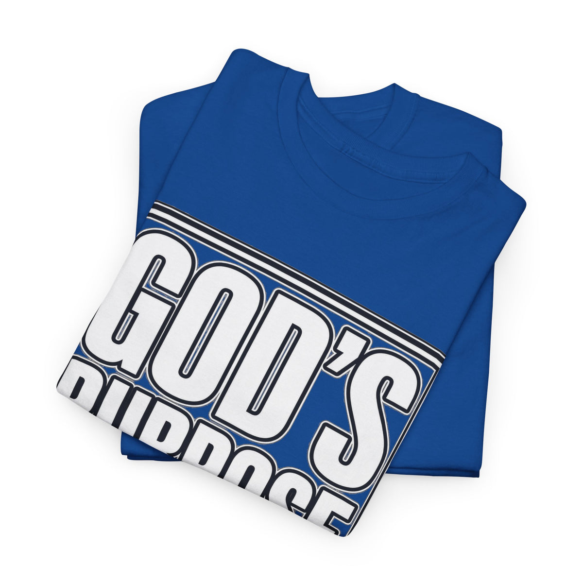 Christian T-Shirt — "God's Purpose Is Greater Than My Plans" Inspirational Tee - Strictly Positivity