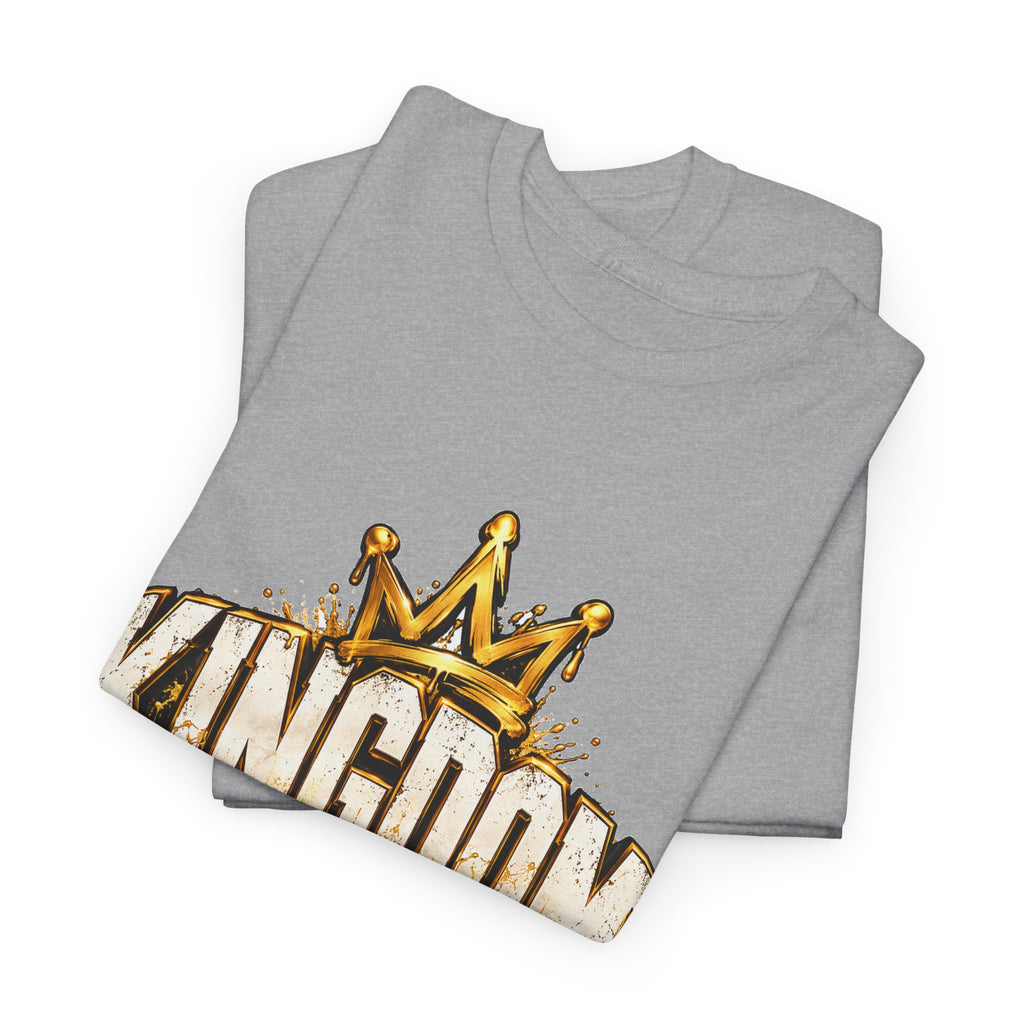 Kingdom Minded Men's Tee — Christian Crown Graphic T-Shirt - Strictly Positivity