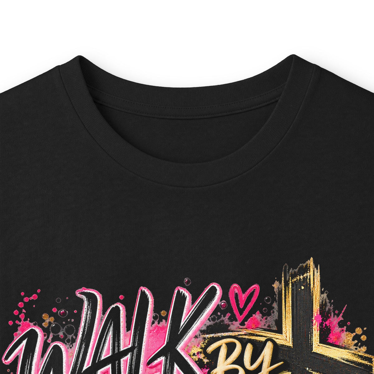 Faith Walk Long Sleeve Tee — “Walk by Faith Not by Sight” Christian Shirt - Strictly Positivity