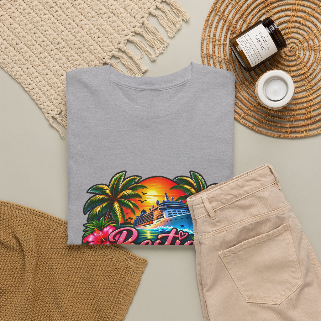 Custom order - Besties Cruise 2026 T-Shirt — Tropical Friends Vacation Tee - Strictly Positivity
