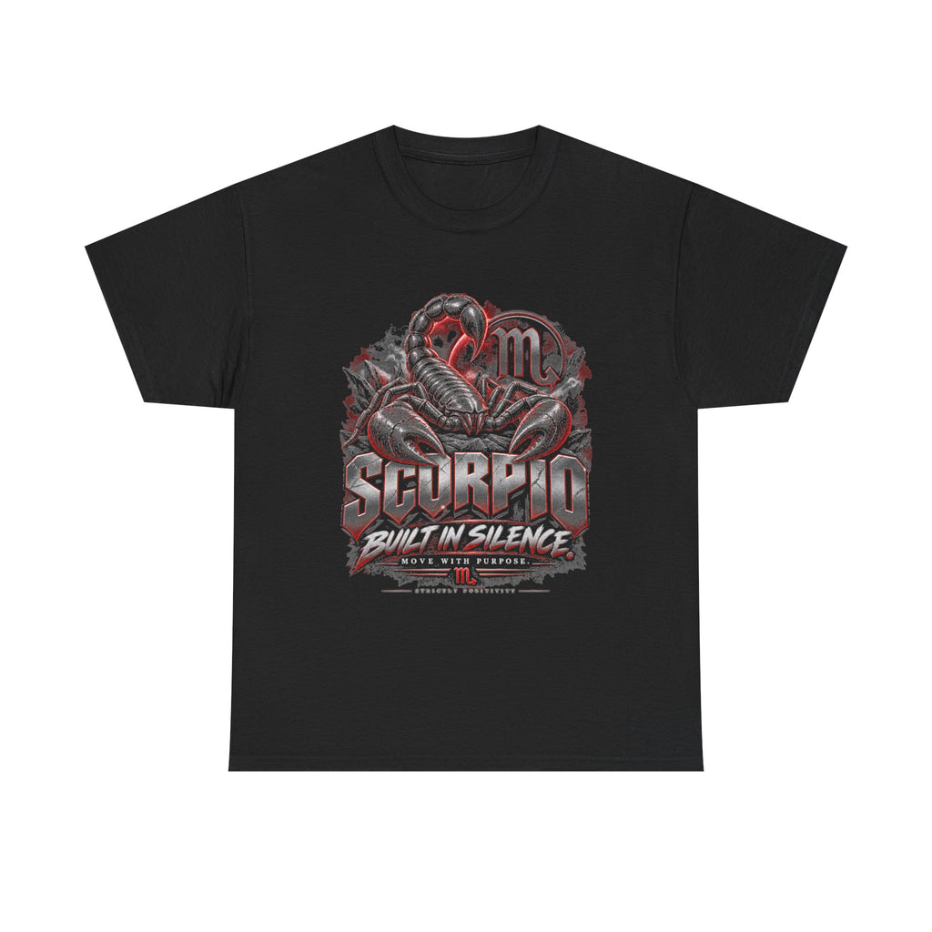 Scorpio Zodiac Tee — Red Scorpio Graphic T-Shirt - Strictly Positivity