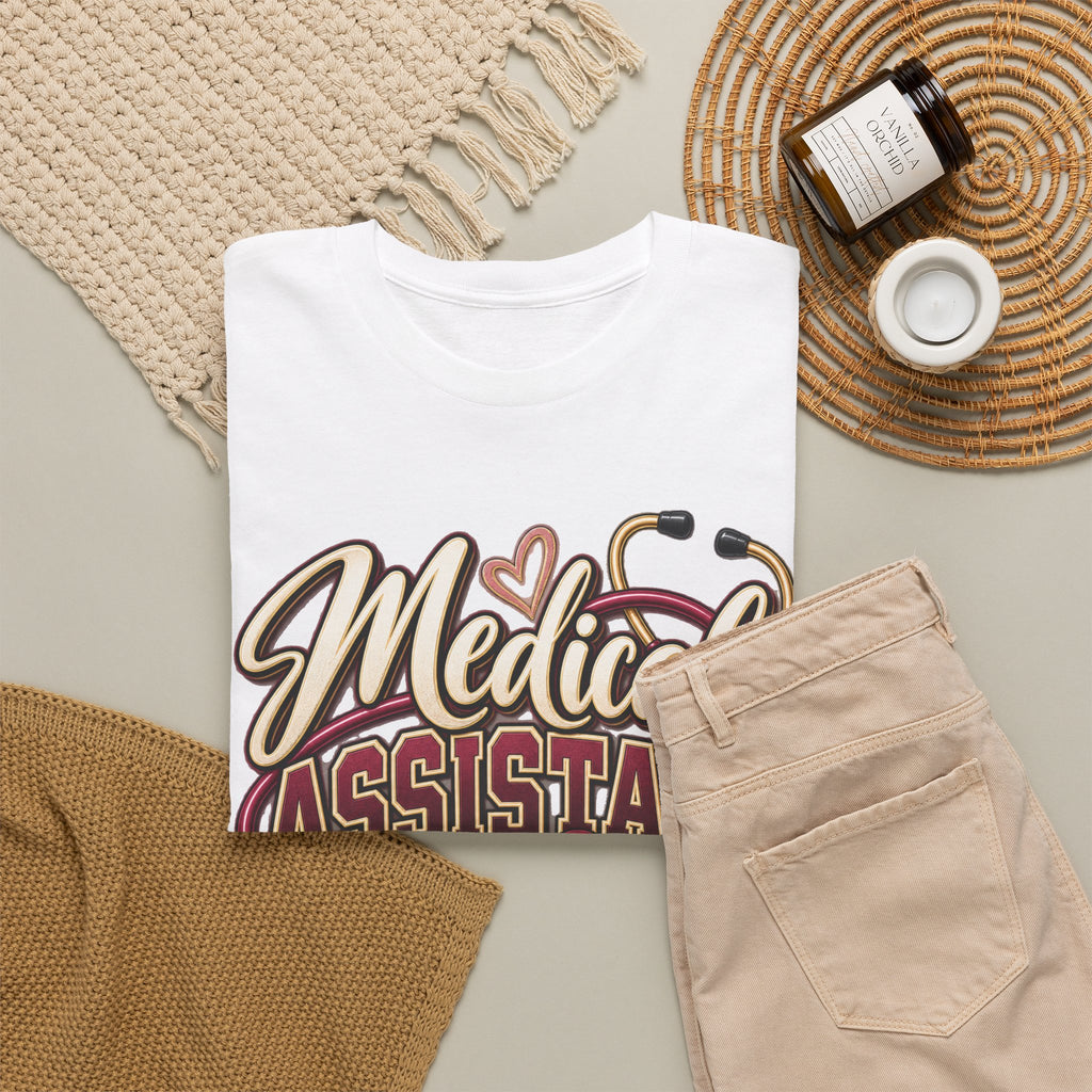 Medical Assistant T-Shirt — "Medical Assistant Making Healthcare Happen" Tee - Strictly Positivity