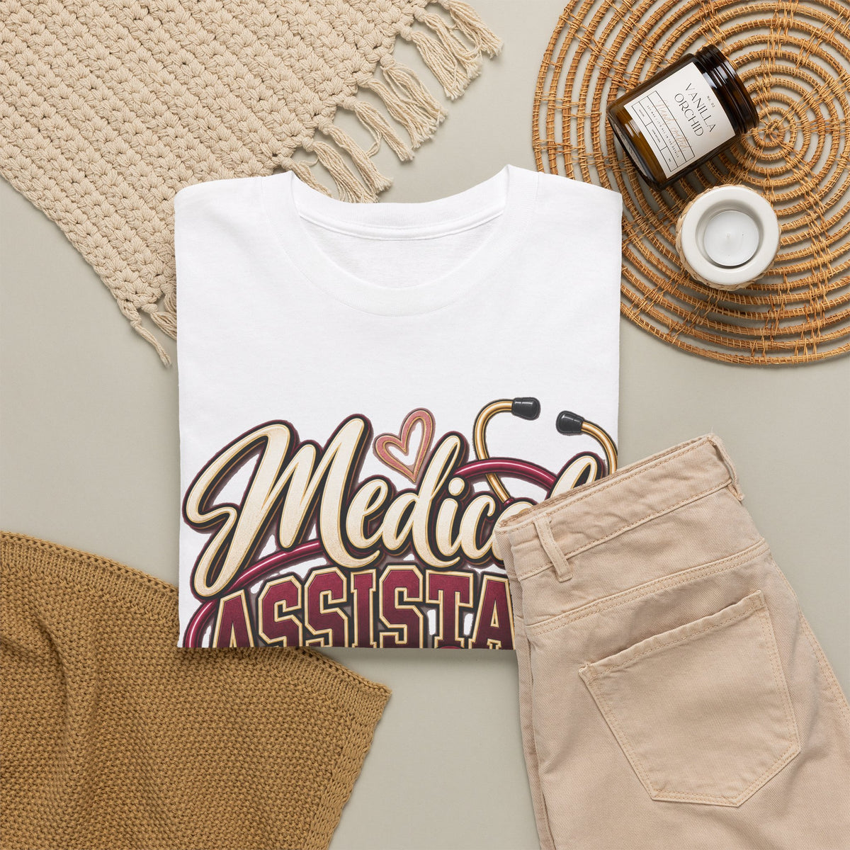 Medical Assistant T-Shirt — "Medical Assistant Making Healthcare Happen" Tee - Strictly Positivity