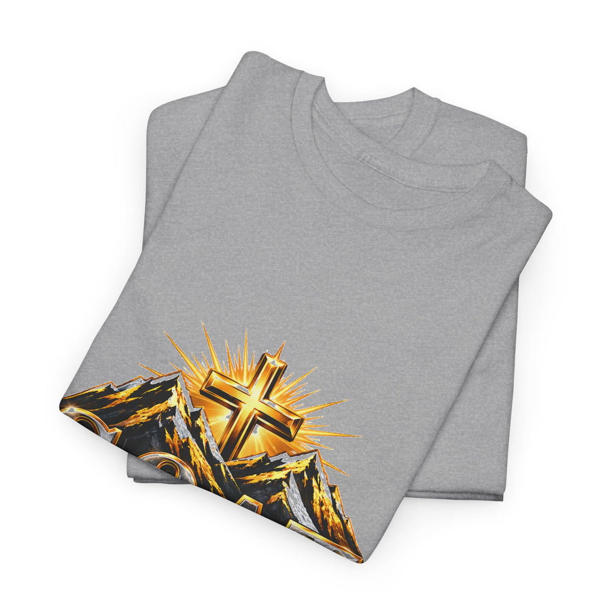 GOAT 'God Over All Things' T-Shirt — Christian Faith Cross Tee - Strictly Positivity