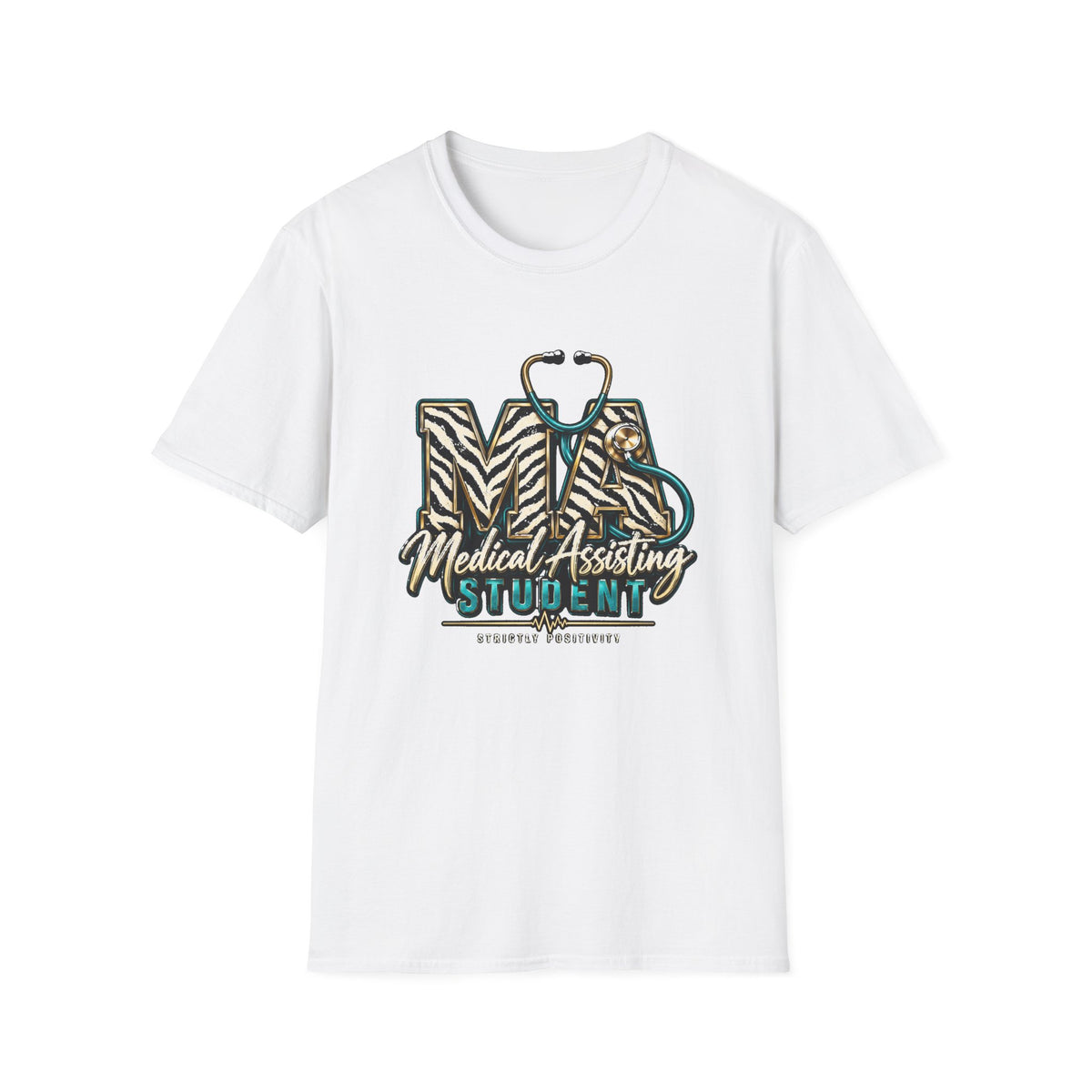 Medical Assisting Student | Bold Animal Print Graphic Tee - Strictly Positivity