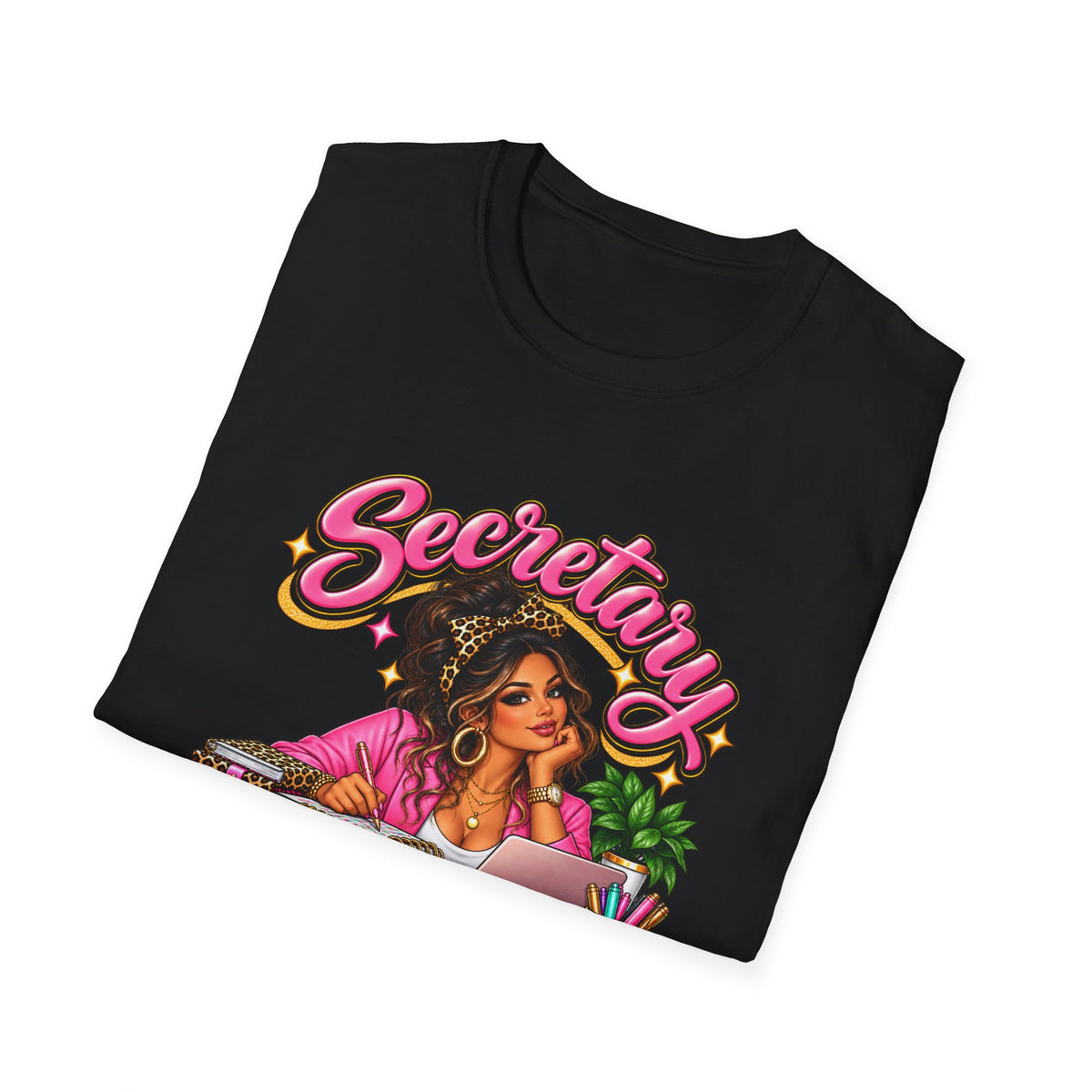 Latina Secretary T-Shirt | Problem Solver, Schedule Keeper, Multitasker | STRICTLY POSITIVITY - Strictly Positivity