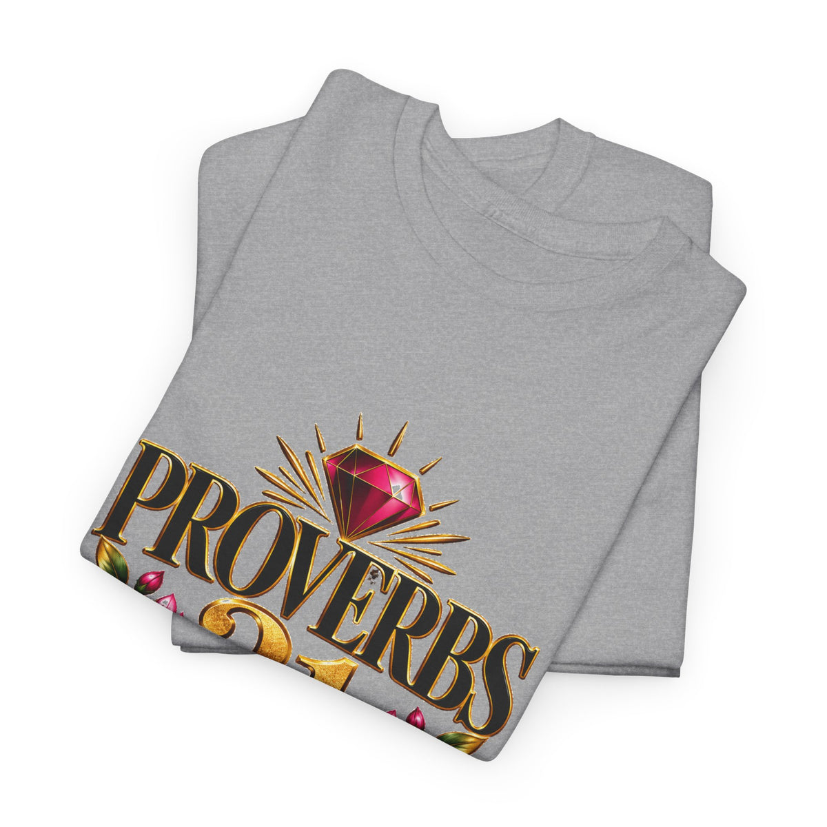 Proverbs 31 Woman T-Shirt — Christian Floral Faith Tee - Strictly Positivity