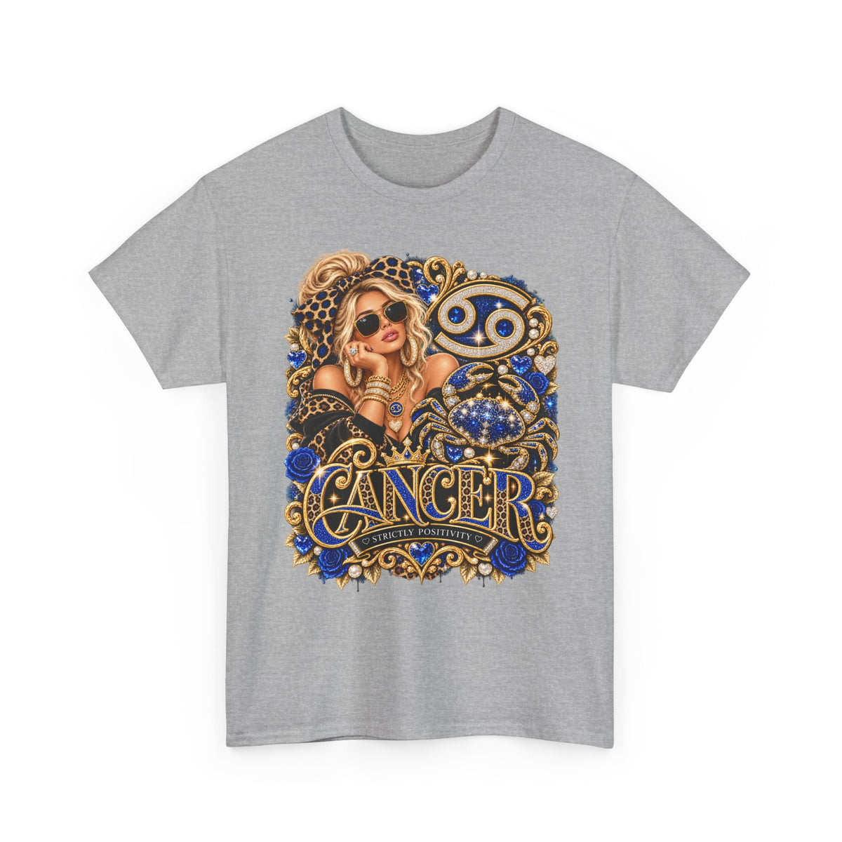 Cancer Zodiac Astrology Graphic Tee - Strictly Positivity
