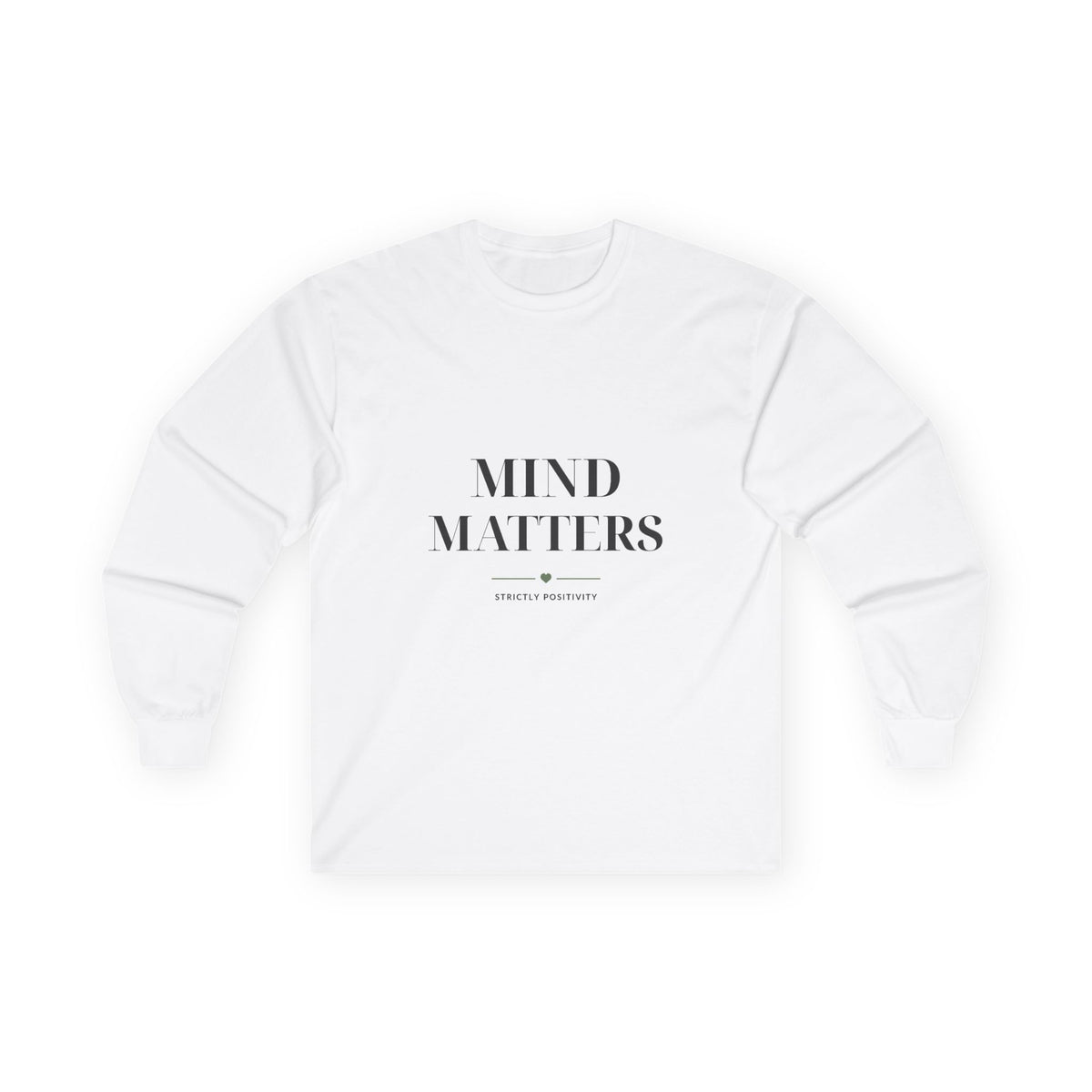 Mind Matters Inspirational Long Sleeve Tee – “One Difficult Day Doesn’t Erase Your Growth” - Strictly Positivity