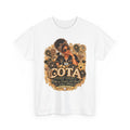 Cota Empowered Afrocentric Graphic Tee — 'COTA' Vintage Gold Soul Design - Strictly Positivity
