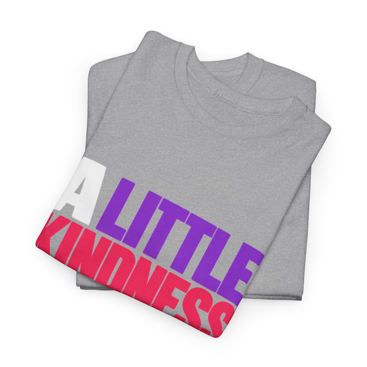 Kindness Graphic Tee — "Little Kindness Goes a Long Way" Rainbow Inspirational T-Shirt - Strictly Positivity