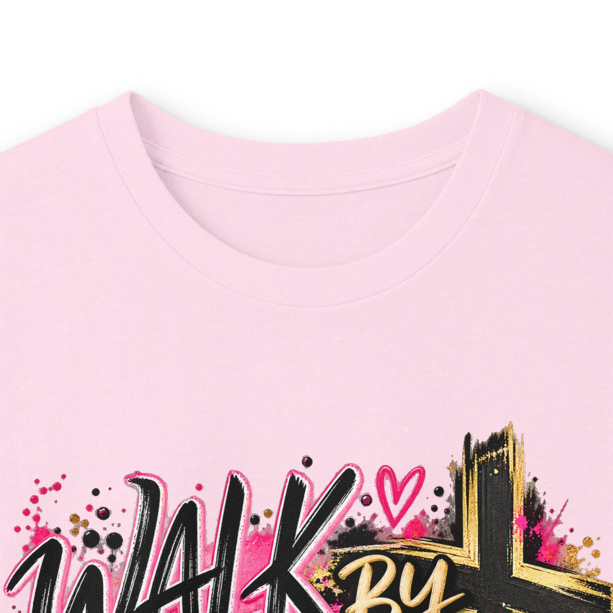 Faith Walk Long Sleeve Tee — “Walk by Faith Not by Sight” Christian Shirt - Strictly Positivity