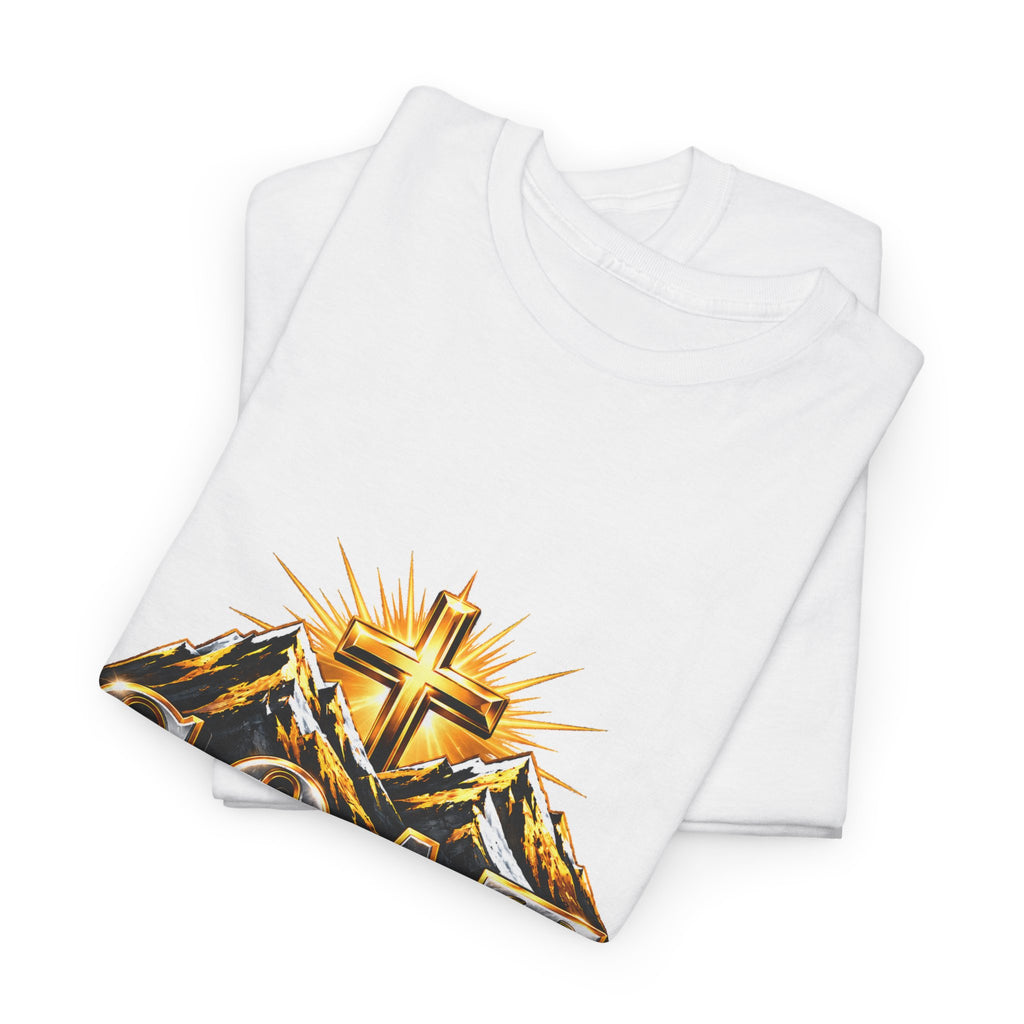GOAT 'God Over All Things' T-Shirt — Christian Faith Cross Tee - Strictly Positivity
