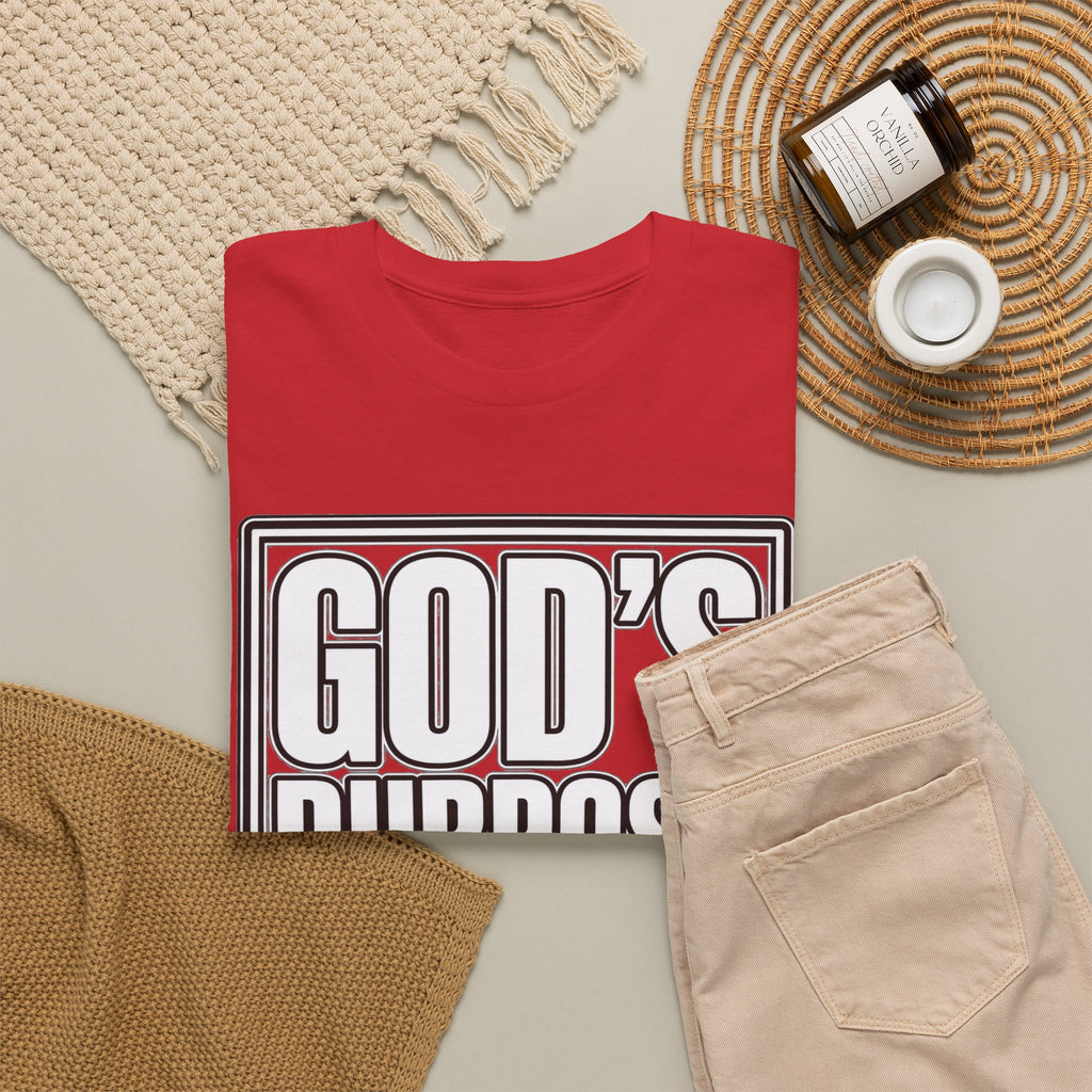 Christian T-Shirt — "God's Purpose Is Greater Than My Plans" Inspirational Tee - Strictly Positivity
