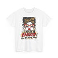 I Match Energy Tee — Leopard Headband Graphic Shirt (How We Acting Today?) - Strictly Positivity