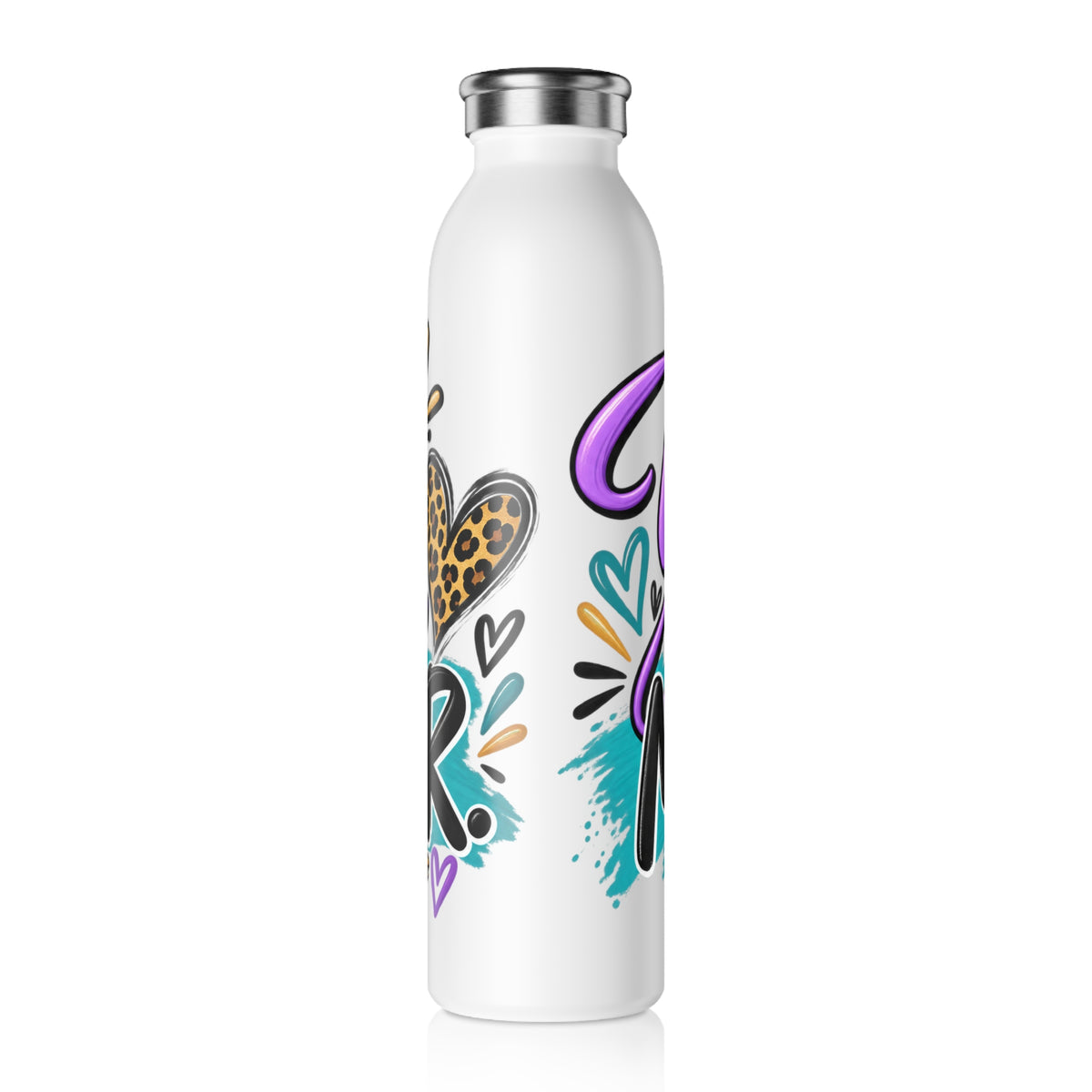 Slim Water Bottle — You Matter Inspirational Stainless Steel Bottle - Strictly Positivity