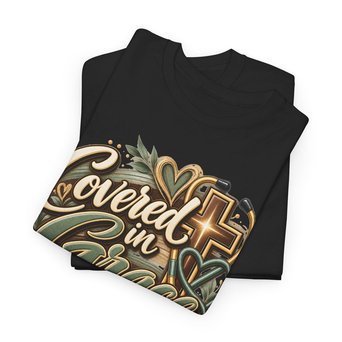 Covered in Grace, Called to Care T-Shirt - Strictly Positivity