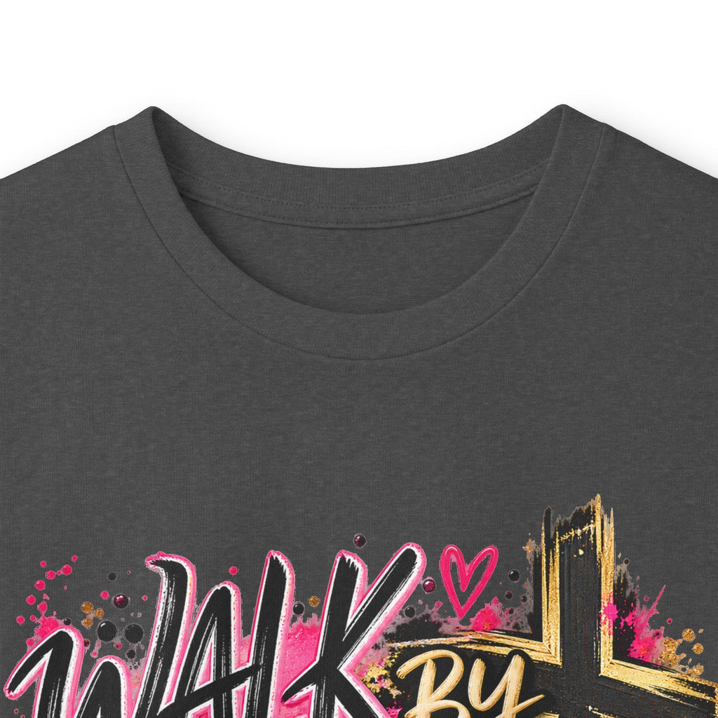 Faith Walk Long Sleeve Tee — “Walk by Faith Not by Sight” Christian Shirt - Strictly Positivity
