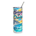 Boozin’ and Cruisin’ Tumbler | Tropical Cruise Gift | STRICTLY POSITIVITY - Strictly Positivity
