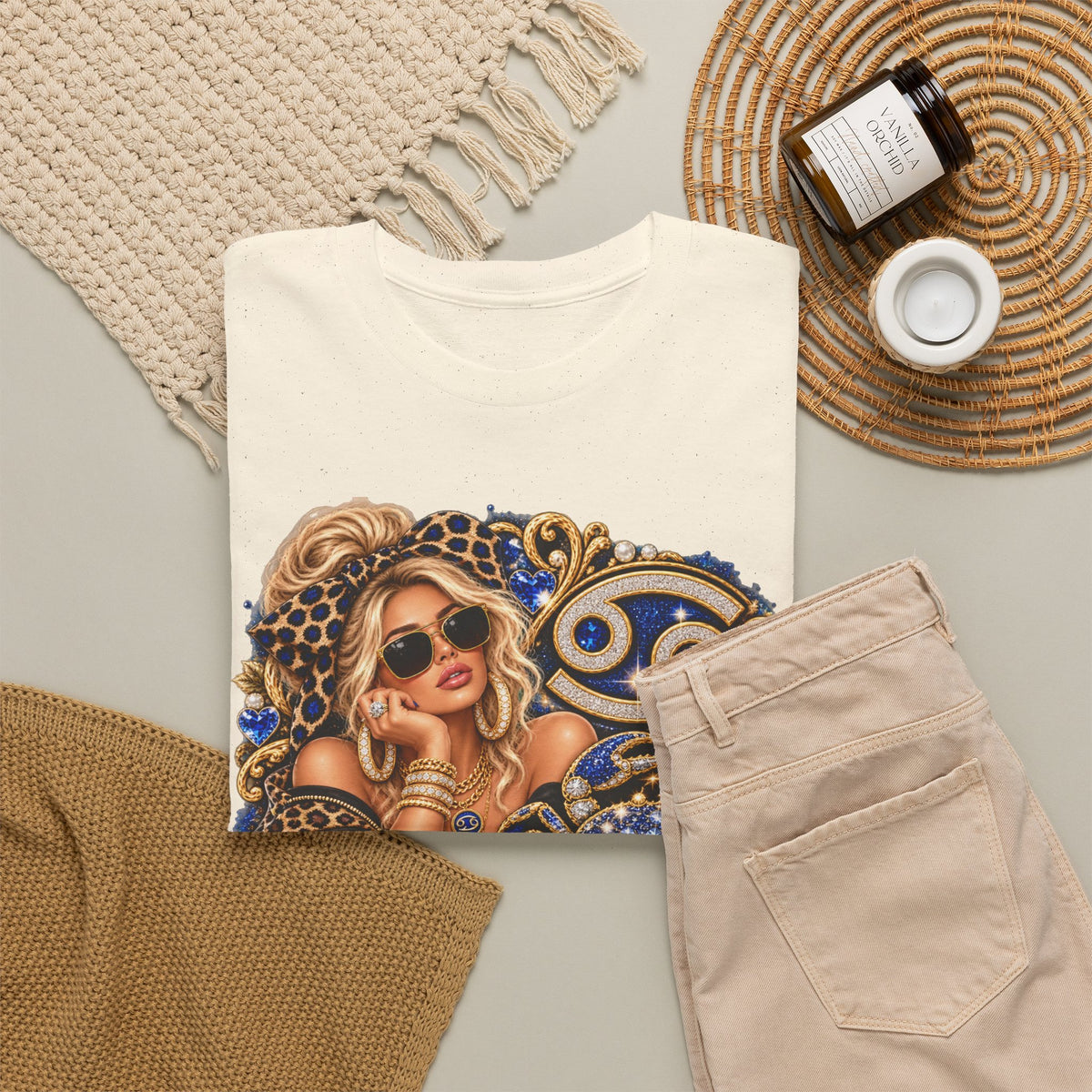 Cancer Zodiac Astrology Graphic Tee - Strictly Positivity
