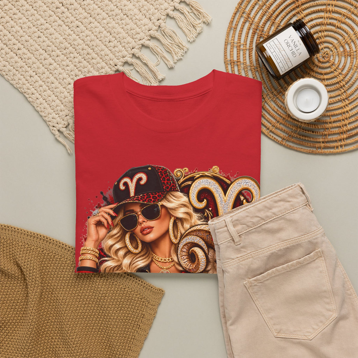 Aries Zodiac T-Shirt — Bold Ram Astrology Tee (Aries) - Strictly Positivity