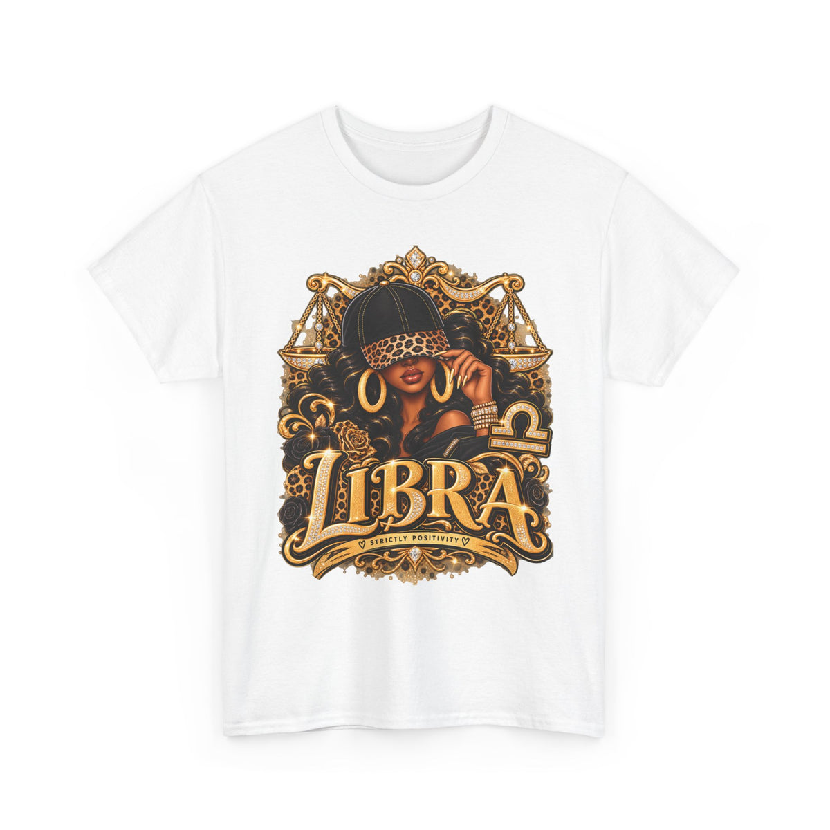 Libra Zodiac Tee — Stylish Horoscope Graphic Shirt - Strictly Positivity