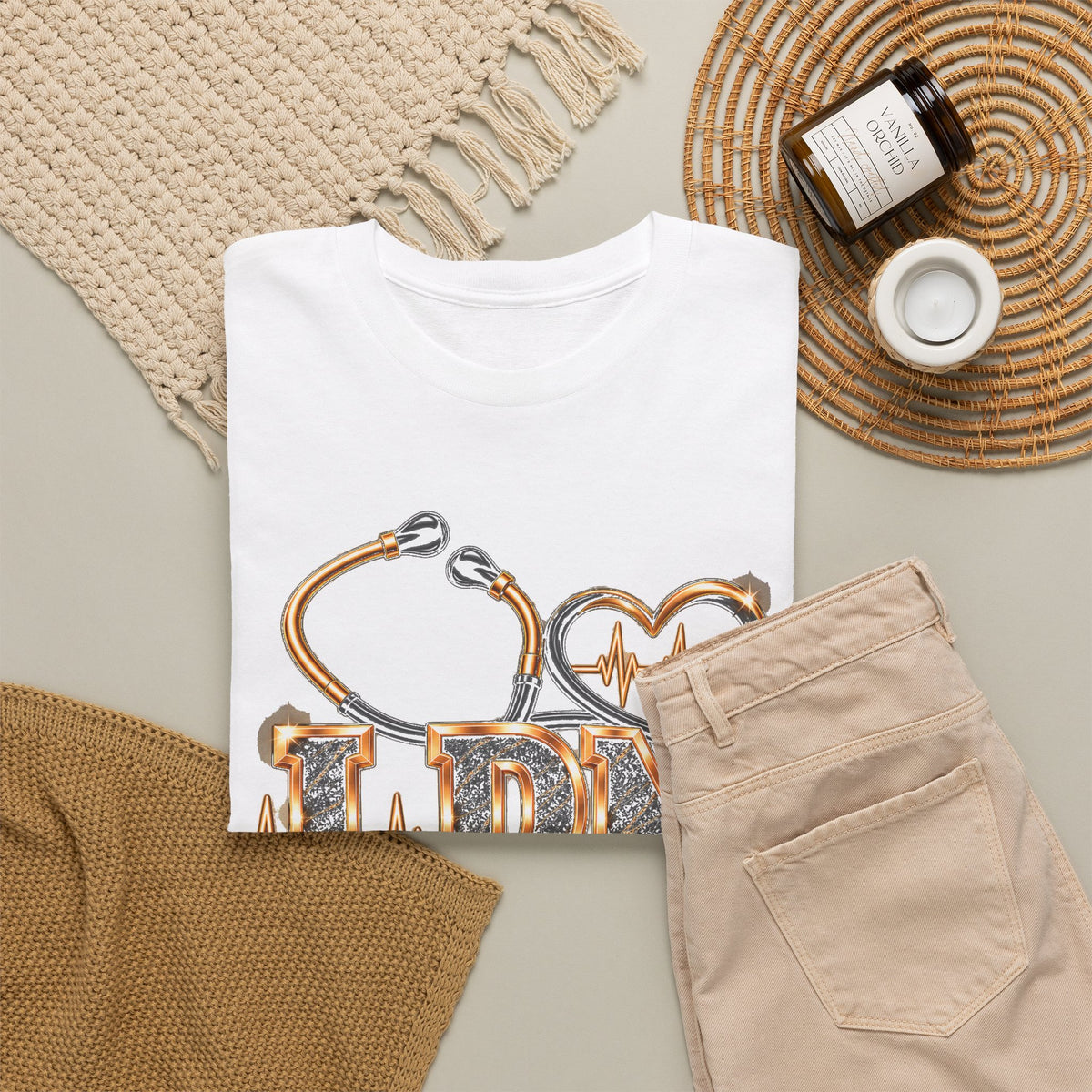 LPN Stethoscope T-Shirt — Licensed Practical Nurse Heartbeat Tee - Strictly Positivity