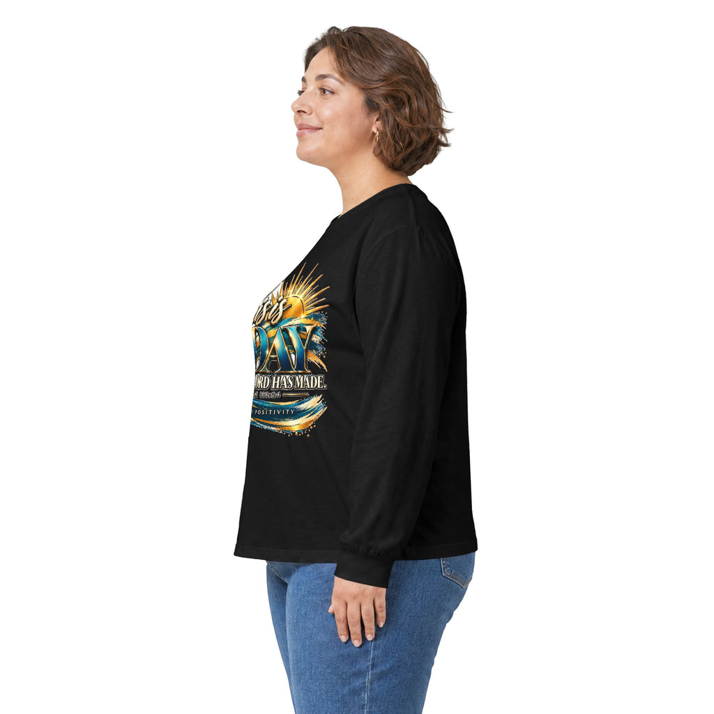 Long Sleeve Tee — This Is the Day That the Lord Has Made – Psalm 118:24 - Strictly Positivity