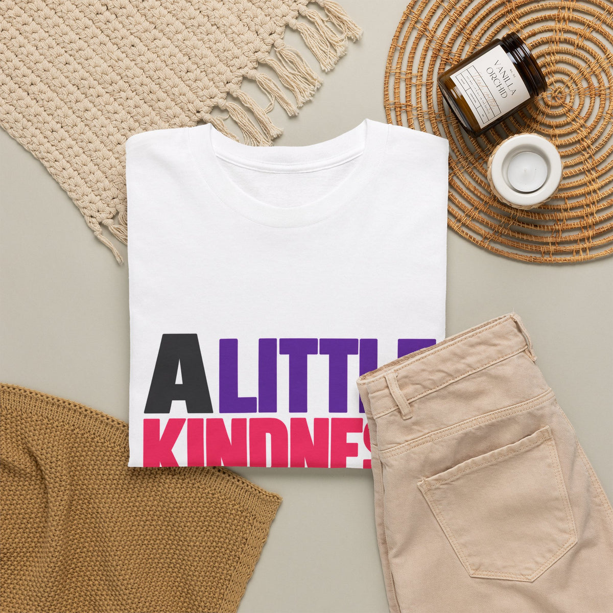 Be Kind Rainbow Tee — “A Little Kindness Goes a Long Way” Inspirational T-Shirt - Strictly Positivity