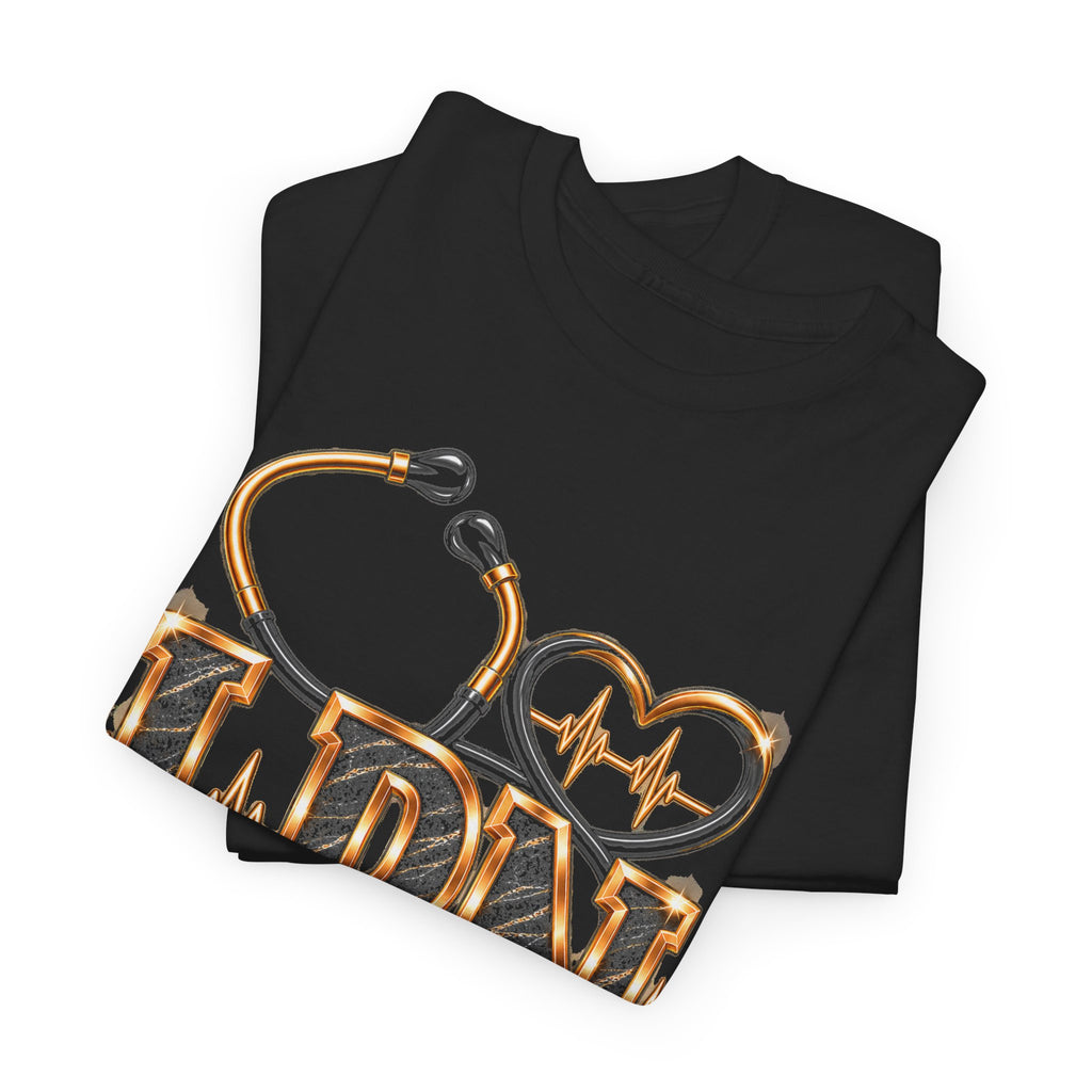 LPN Stethoscope T-Shirt — Licensed Practical Nurse Heartbeat Tee - Strictly Positivity