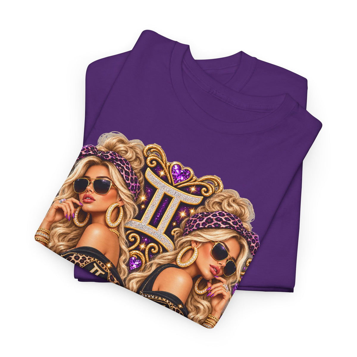 Gemini Zodiac Tee — Stylish Double Goddess Astrology Shirt - Strictly Positivity