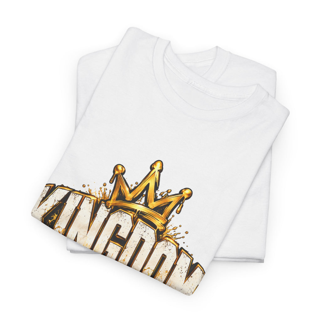 Kingdom Minded Men's Tee — Christian Crown Graphic T-Shirt - Strictly Positivity