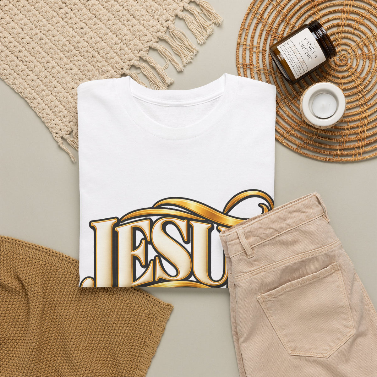 Christian T-Shirt — "Jesus: The Way, The Truth, The Life" Scripture Tee - Strictly Positivity