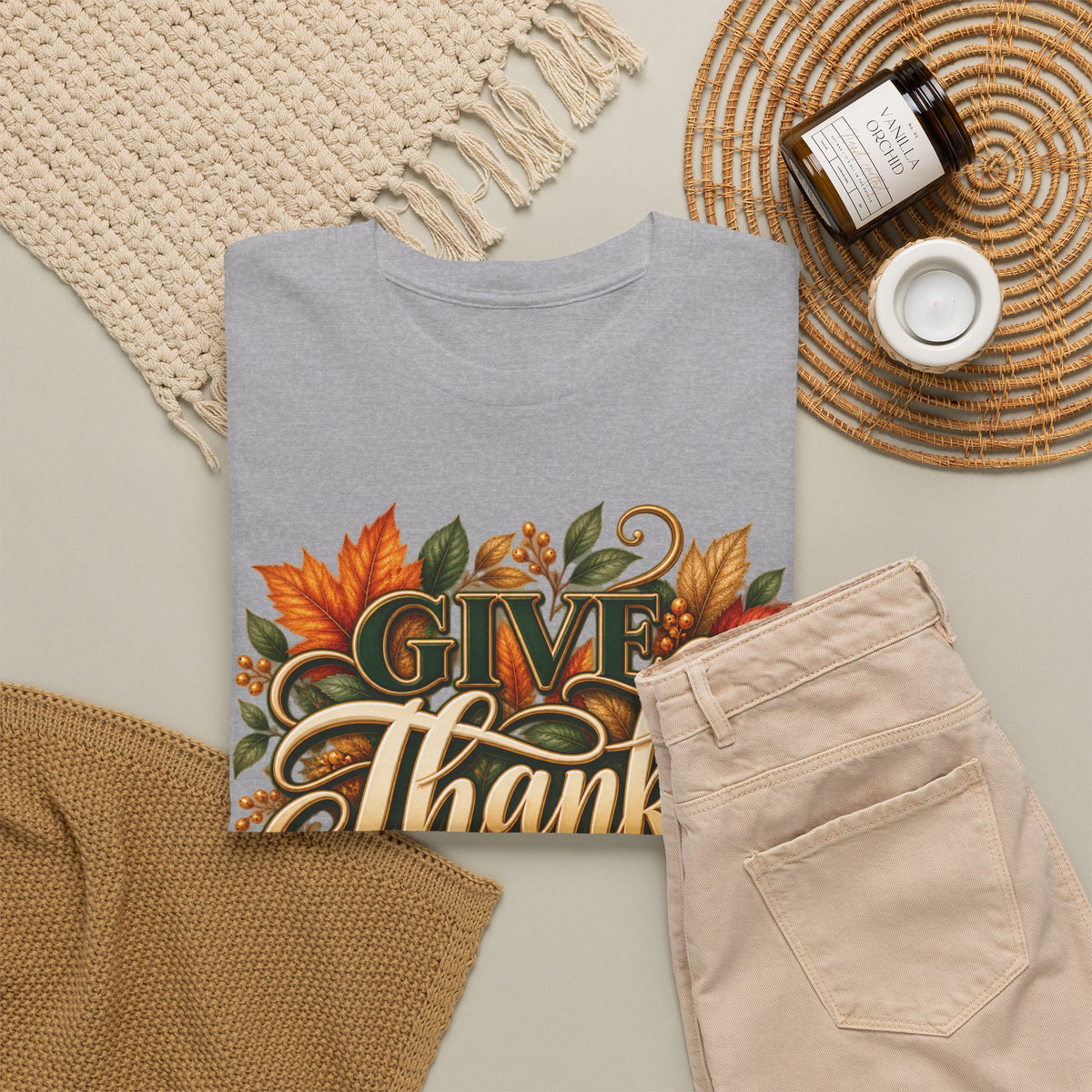 Give Thanks Always Thanksgiving Scripture T-Shirt | Strictly Positivity - Strictly Positivity