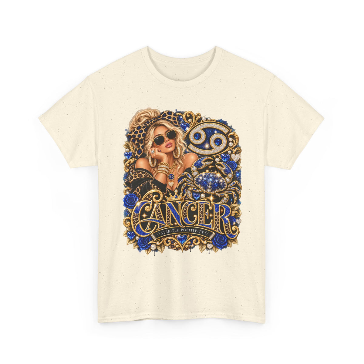 Cancer Zodiac Astrology Graphic Tee - Strictly Positivity