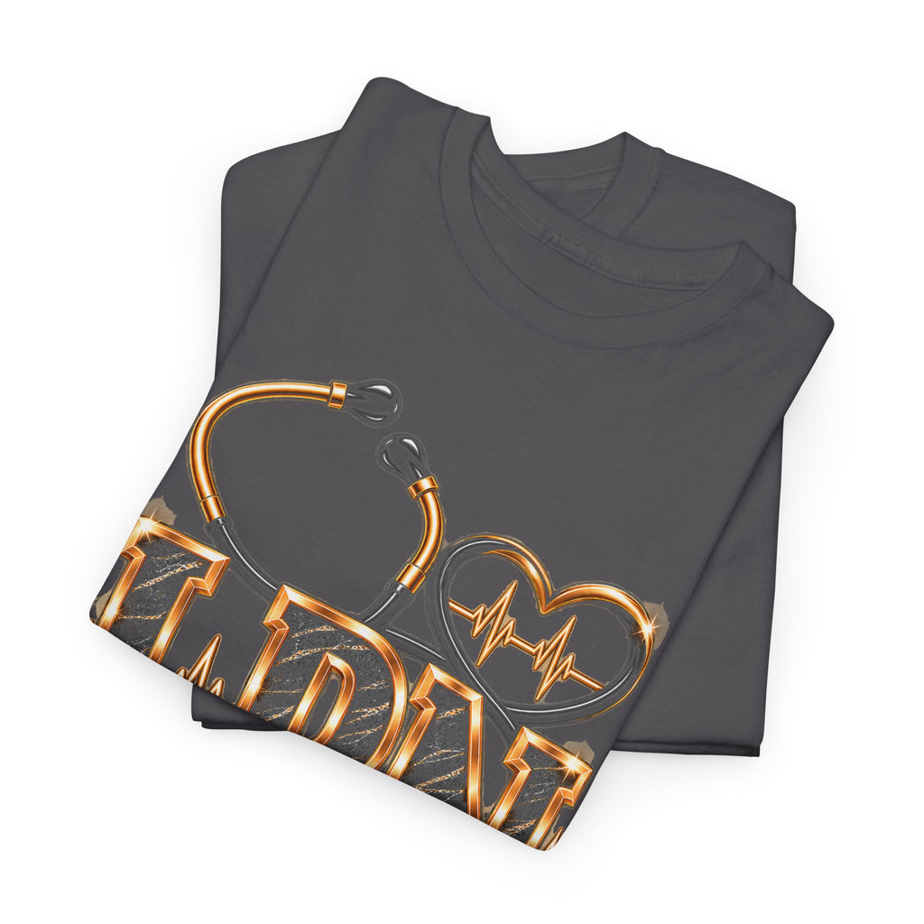 LPN Stethoscope T-Shirt — Licensed Practical Nurse Heartbeat Tee - Strictly Positivity