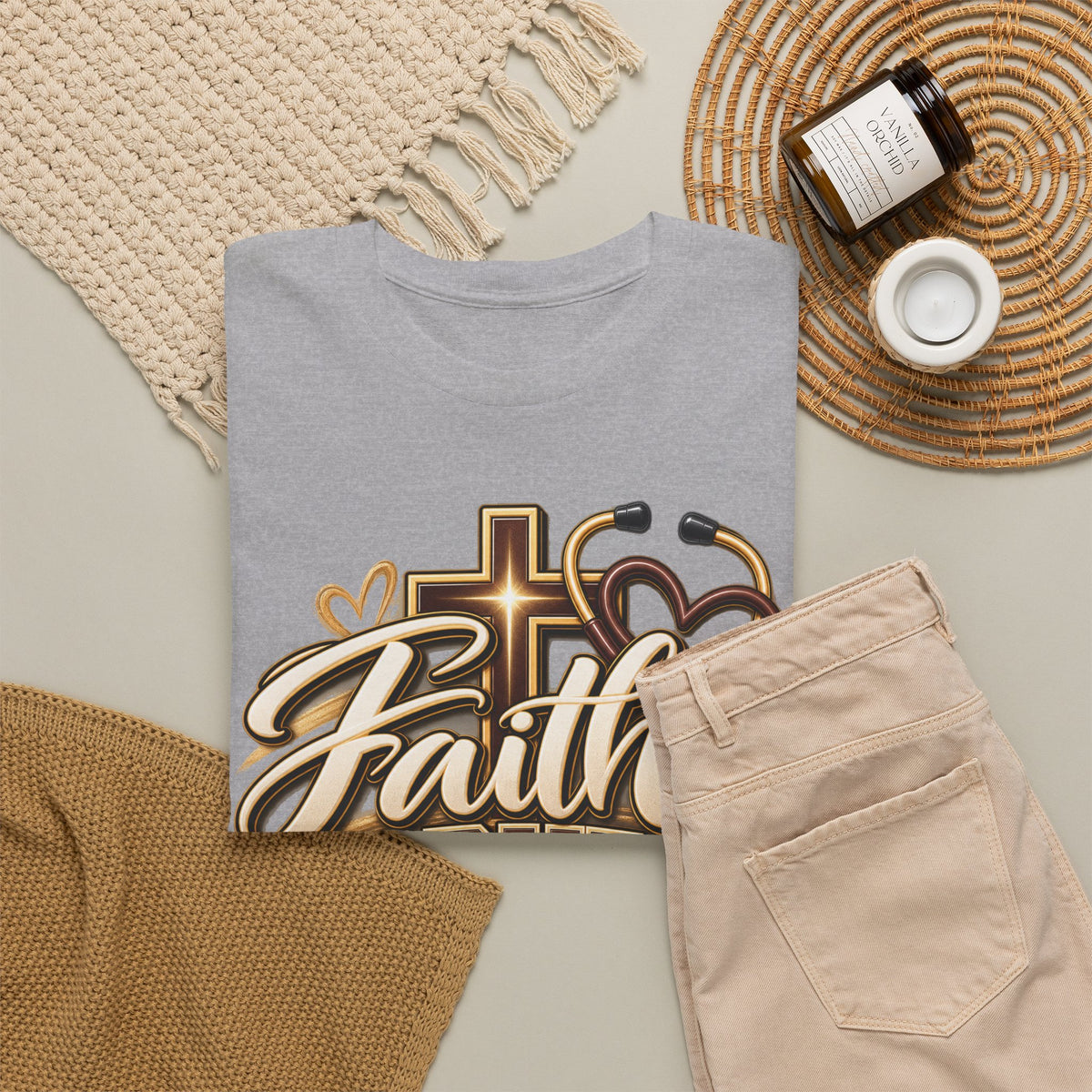 Faith Scrubs Purpose T-Shirt — Christian Nurse Medical Tee - Strictly Positivity