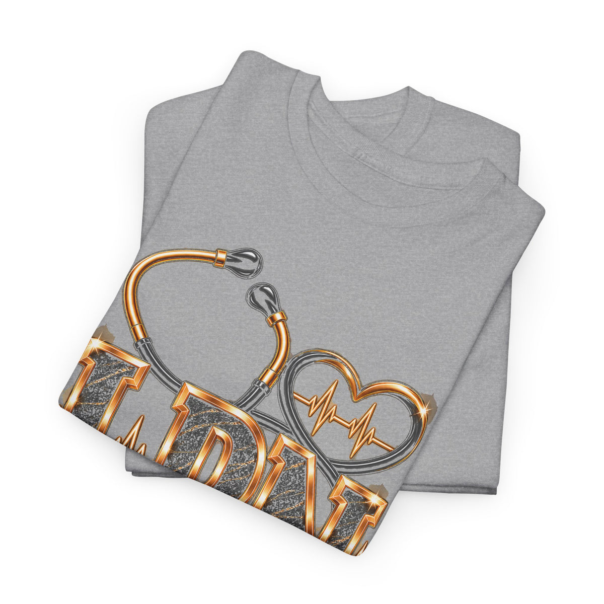 LPN Stethoscope T-Shirt — Licensed Practical Nurse Heartbeat Tee - Strictly Positivity