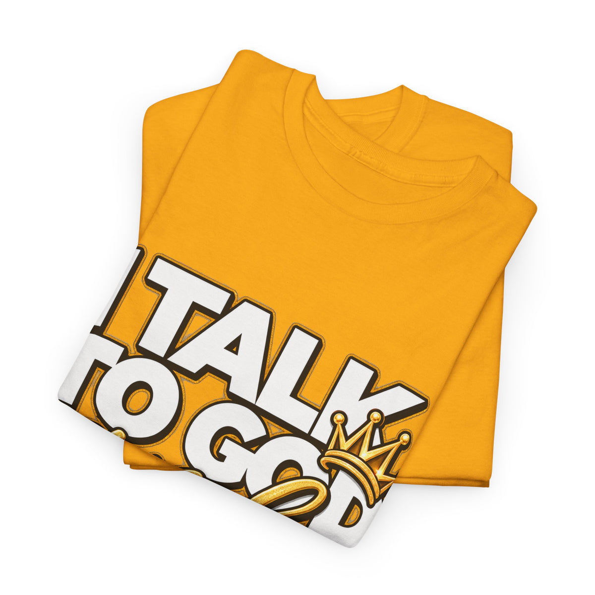 I Talk To God And Mind My Business Graphic Tee - Strictly Positivity