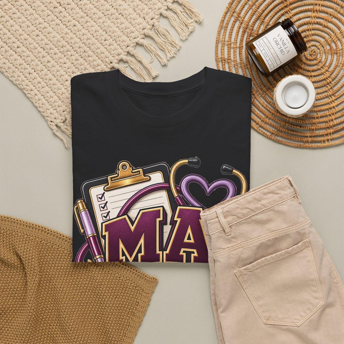 Nurse Mama "Multitasking Always" Tee - Medical Mom Gift - Strictly Positivity