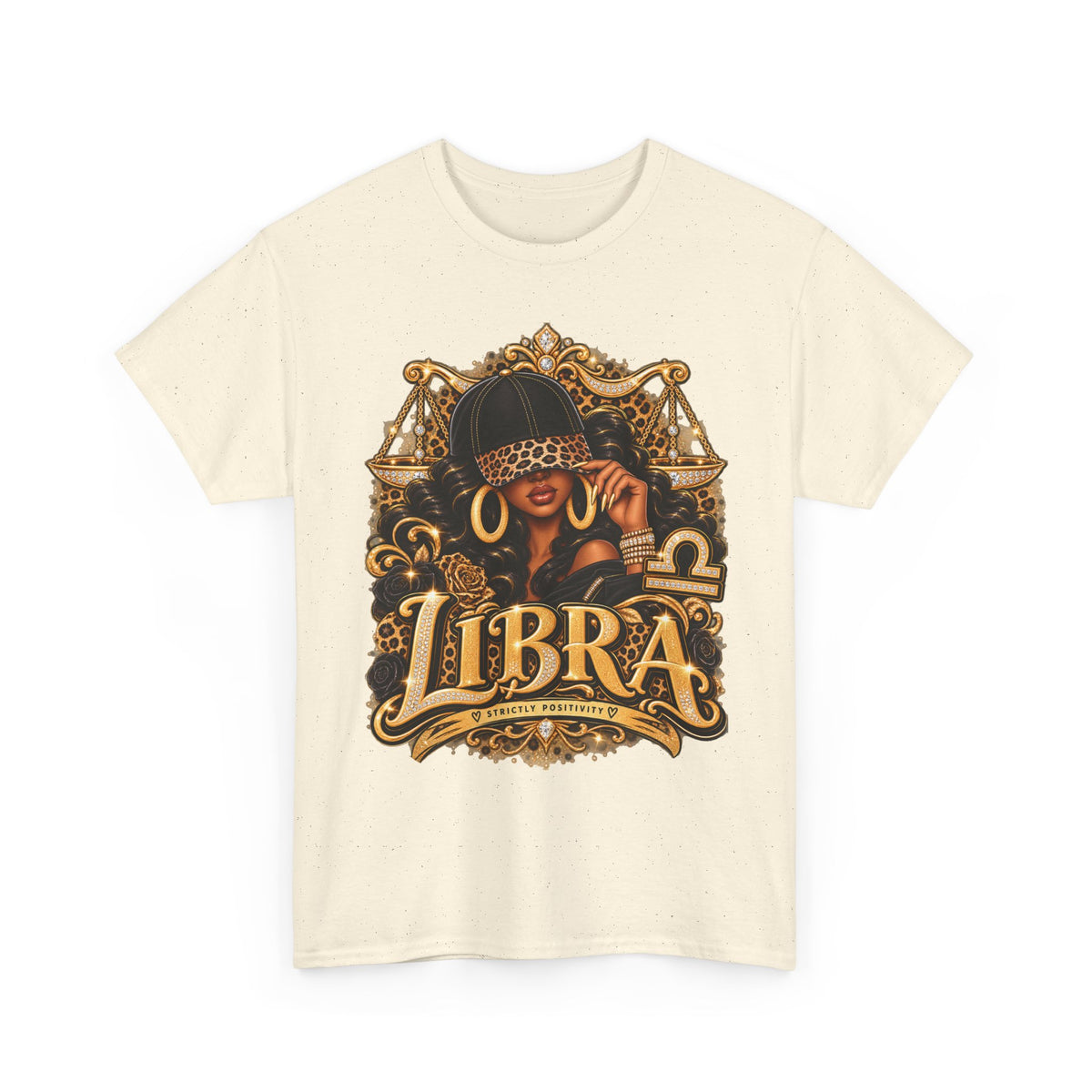 Libra Zodiac Tee — Stylish Horoscope Graphic Shirt - Strictly Positivity
