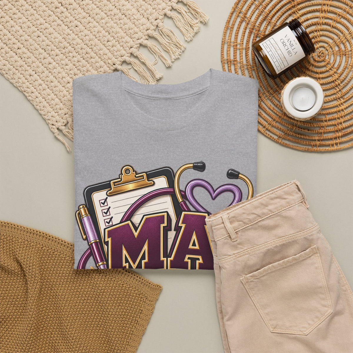 Nurse Mama "Multitasking Always" Tee - Medical Mom Gift - Strictly Positivity