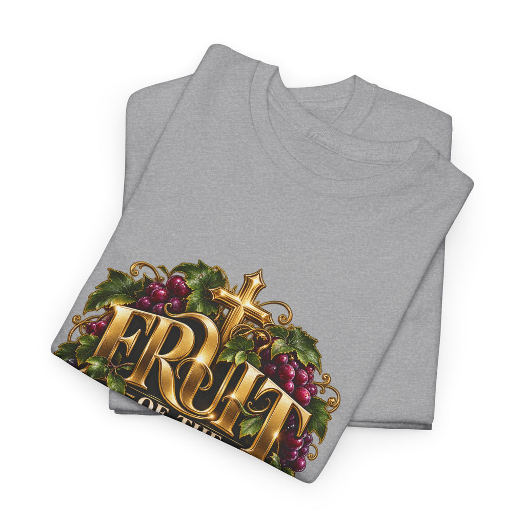 Fruit of the Spirit T-Shirt — Christian Faith Tee with Cross & Scripture - Strictly Positivity