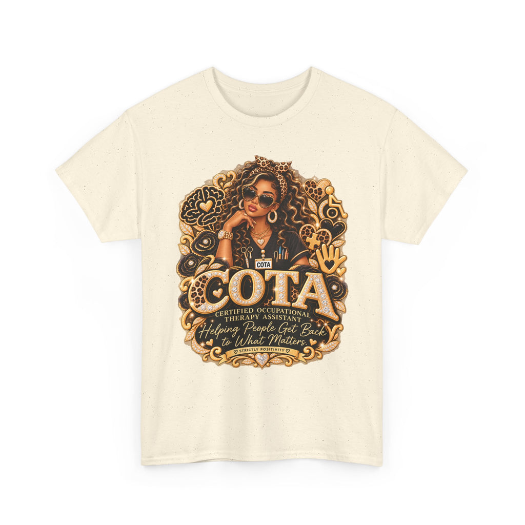 COTA Nurse Tee — Certified Occupational Therapy Assistant Vintage Portrait Shirt - Strictly Positivity