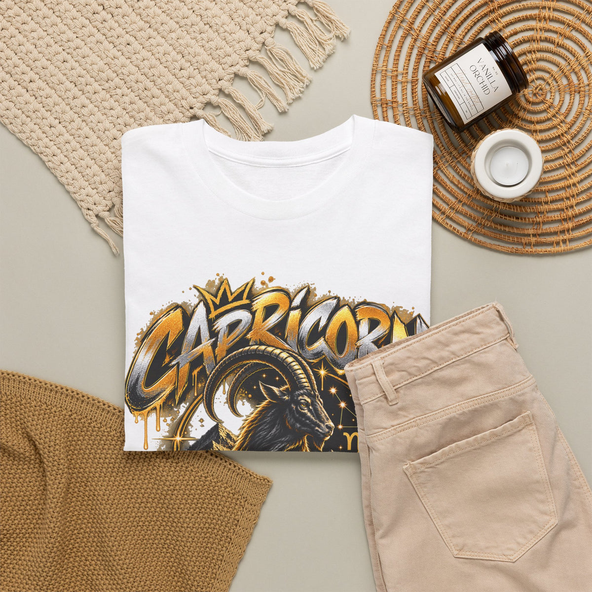 Capricorn 'Built Different' Graphic Tee - Strictly Positivity