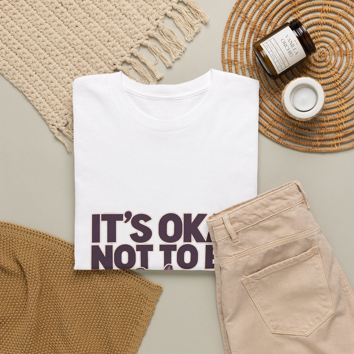 It's Okay Not to Be Okay | Mental Health Awareness Graphic Tee - Strictly Positivity
