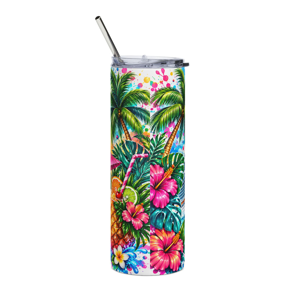 Boozin’ and Cruisin’ Tumbler | Tropical Cruise Gift | STRICTLY POSITIVITY - Strictly Positivity