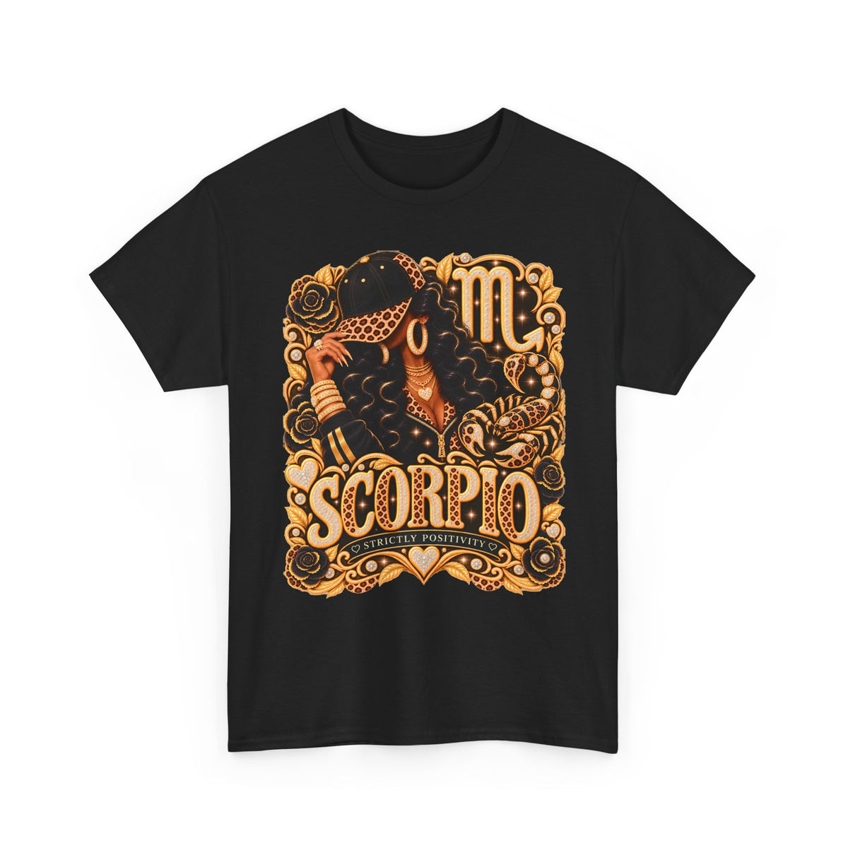 Scorpio Zodiac Tee – Vintage Astrological Scorpio Graphic T-Shirt - Strictly Positivity